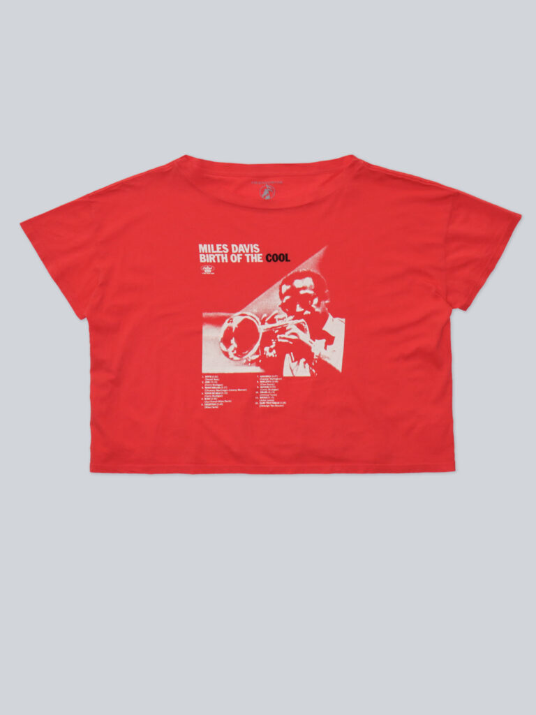 Miles Davis Birth of Cool Boat Neck Boxy Tee