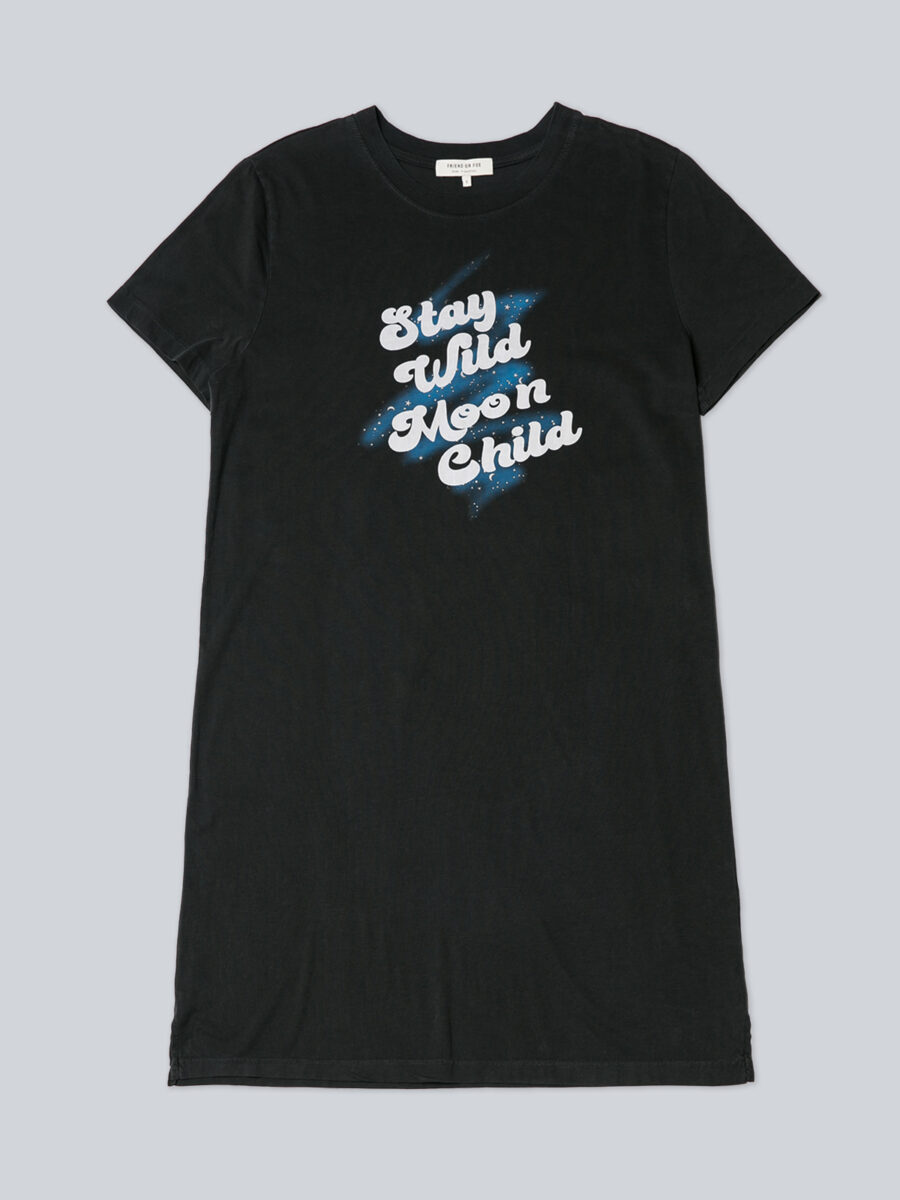 Supima Cotton Printed T-Shirt Dress