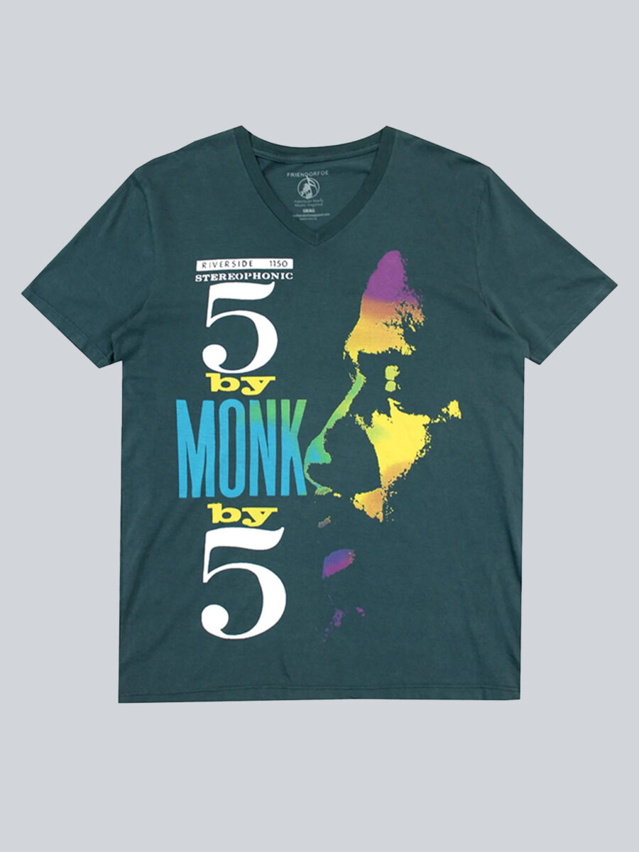 Thelonious 5 By Monk By 5 V-Neck Supima Cotton Tee