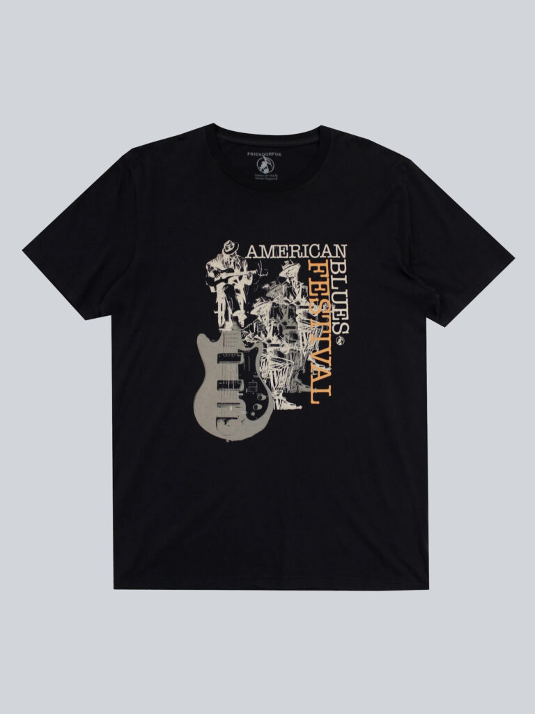 Cotton American Blues Festival Crew Neck Tee