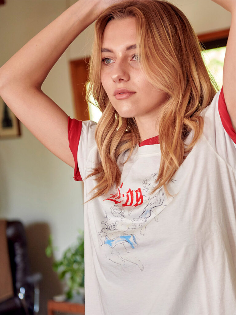 Supima Cotton Los Angeles Crew Neck Tee