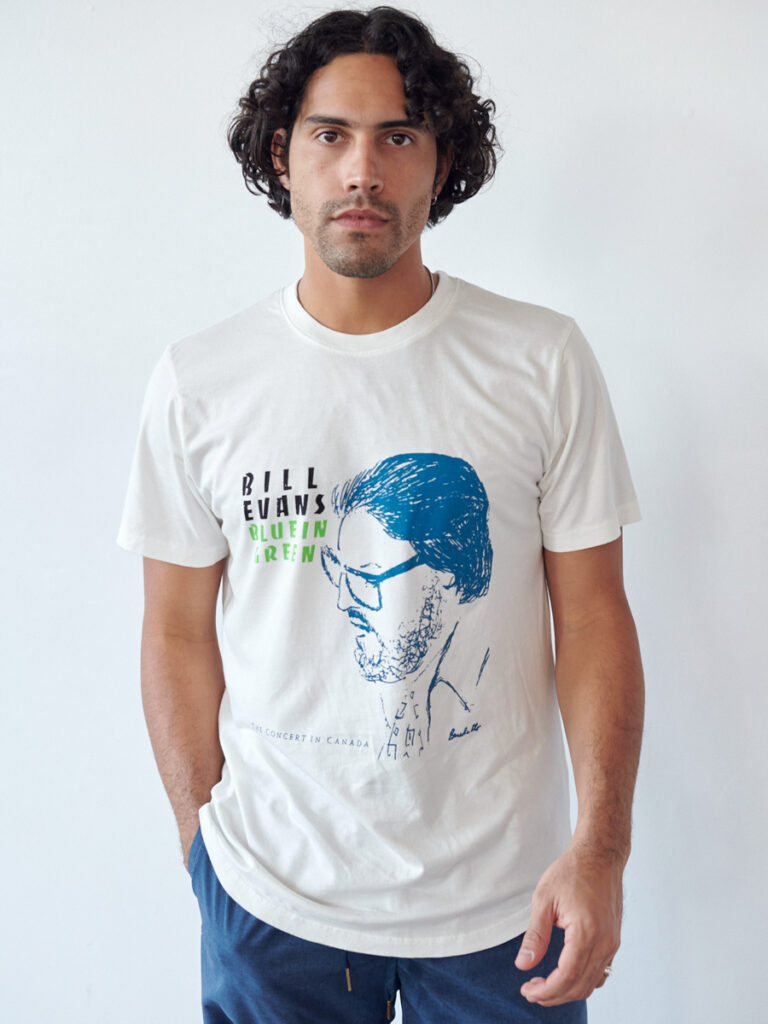 Friend or Foe Supima Cotton Micro Modal Bill Evans Tee Garment Dye