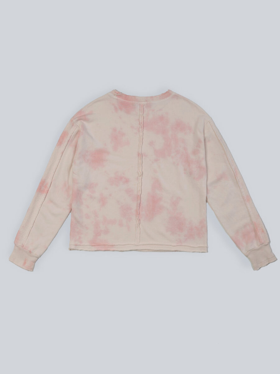 Cotton & Modal Tie Dye Crew Neck Pullover