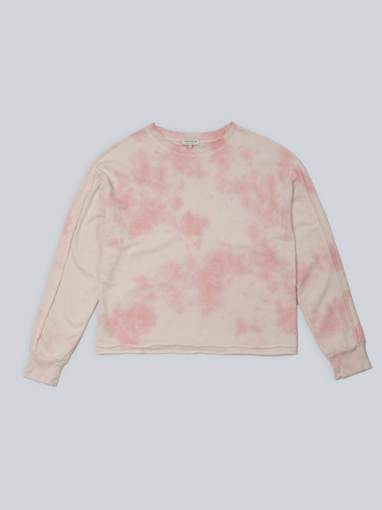 Cotton & Modal Tie Dye Crew Neck Pullover