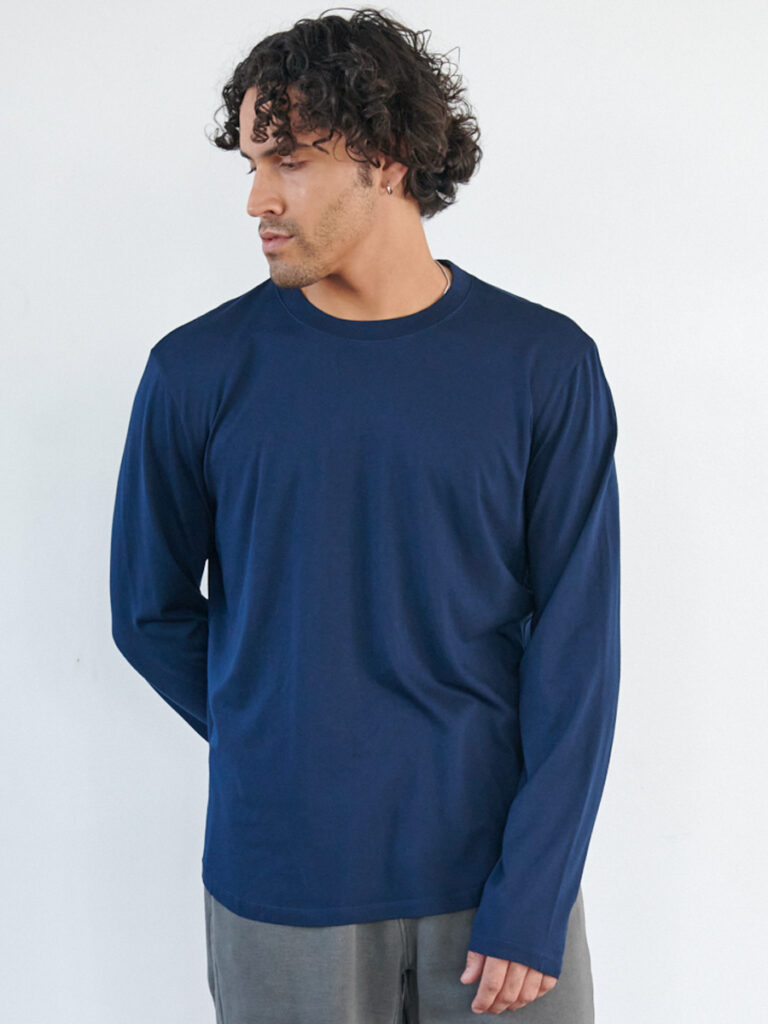 Supima Cotton Micro Modal Long Sleeve Tee