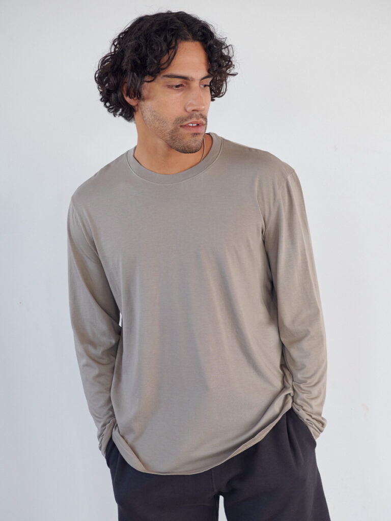 Supima Cotton Micro Modal Long Sleeve Tee