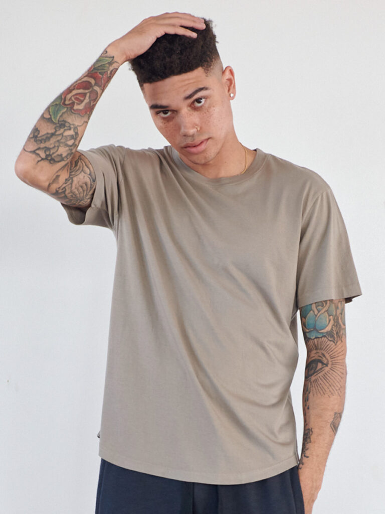 Supima Cotton Micro Modal Short Sleeve Tee