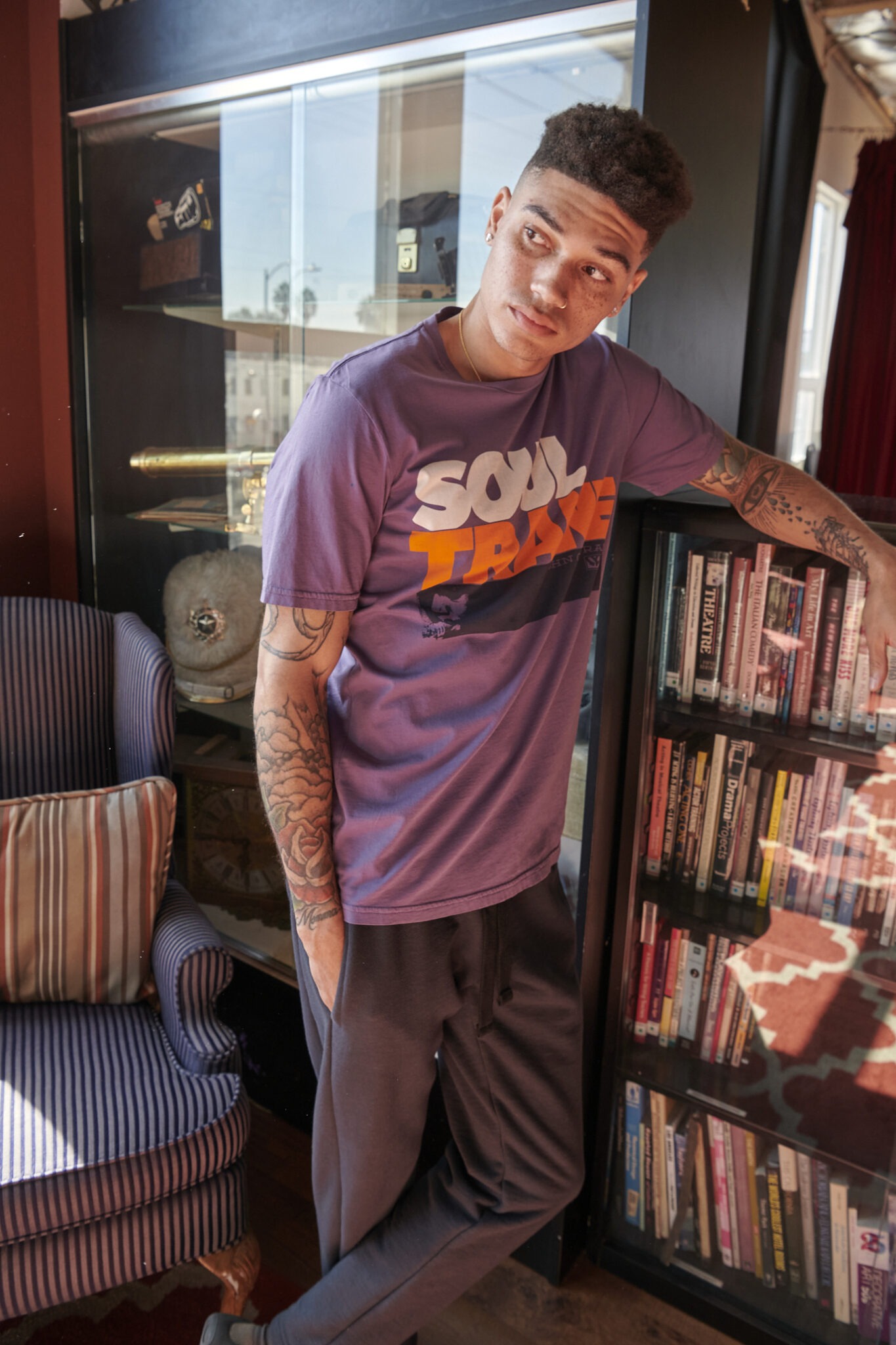 Men Soul Train Short Sleeve Tee