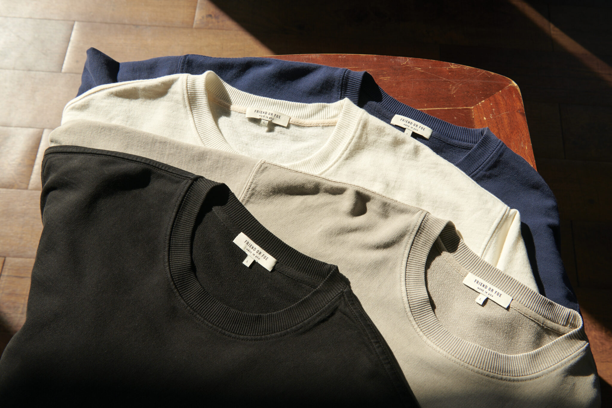 Four Men's Crew Neck Sweatshirts