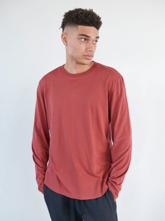 Supima Cotton Micro Modal Long Sleeve Tee