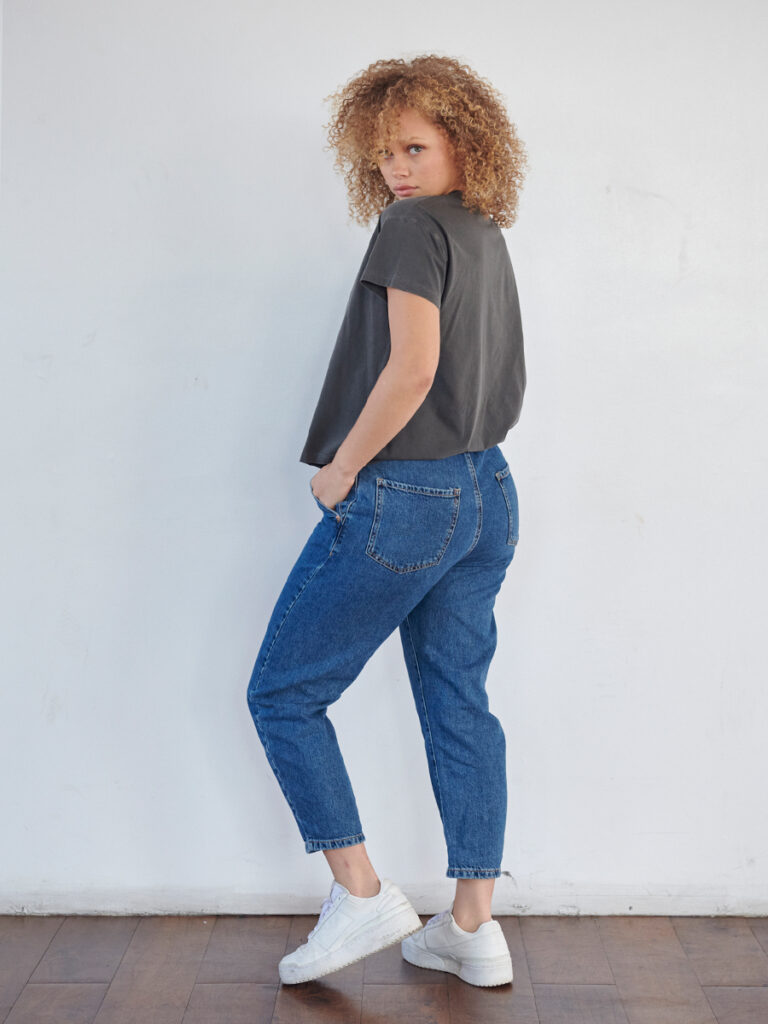 Supima Cotton Relaxed V-Neck Short Sleeve Tee