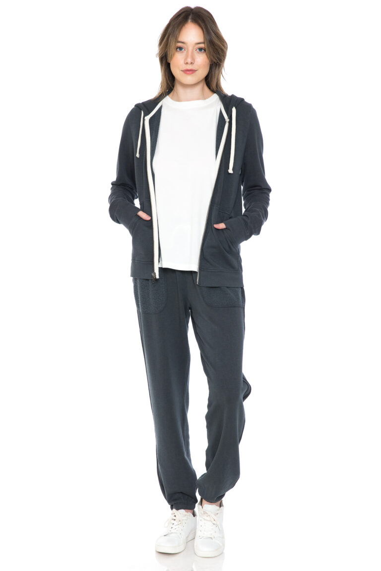 Cotton & Modal Fleece Classic Full Zip Hoodie