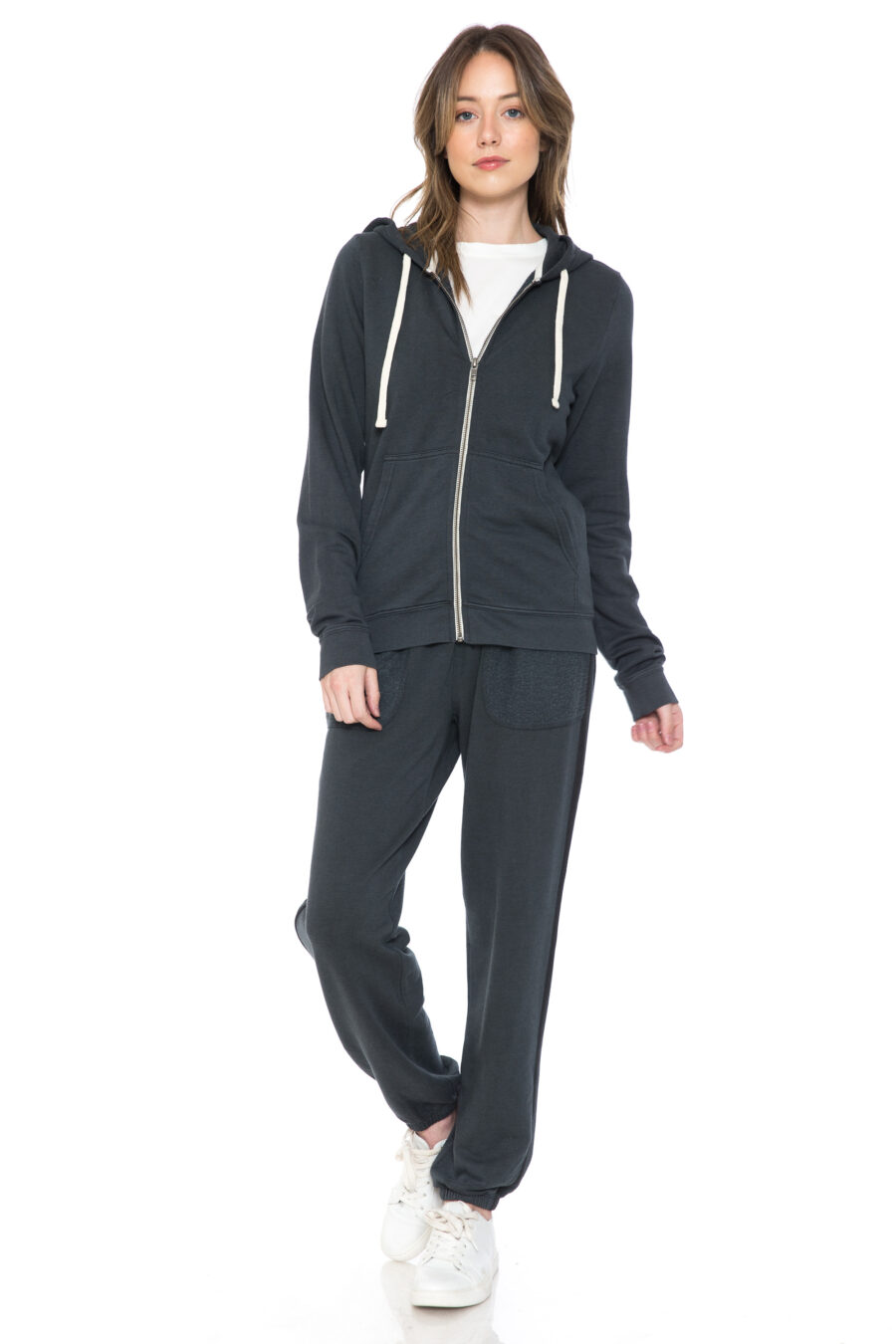 Cotton & Modal Fleece Classic Full Zip Hoodie