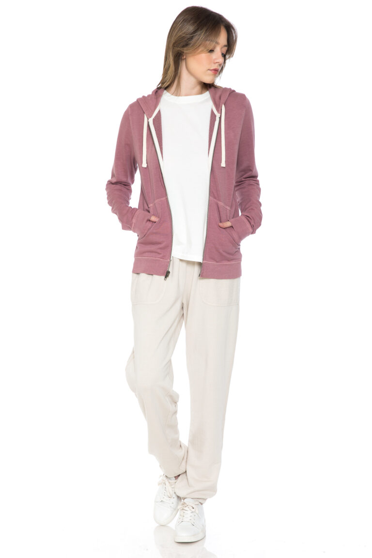 Cotton & Modal Fleece Classic Full Zip Hoodie