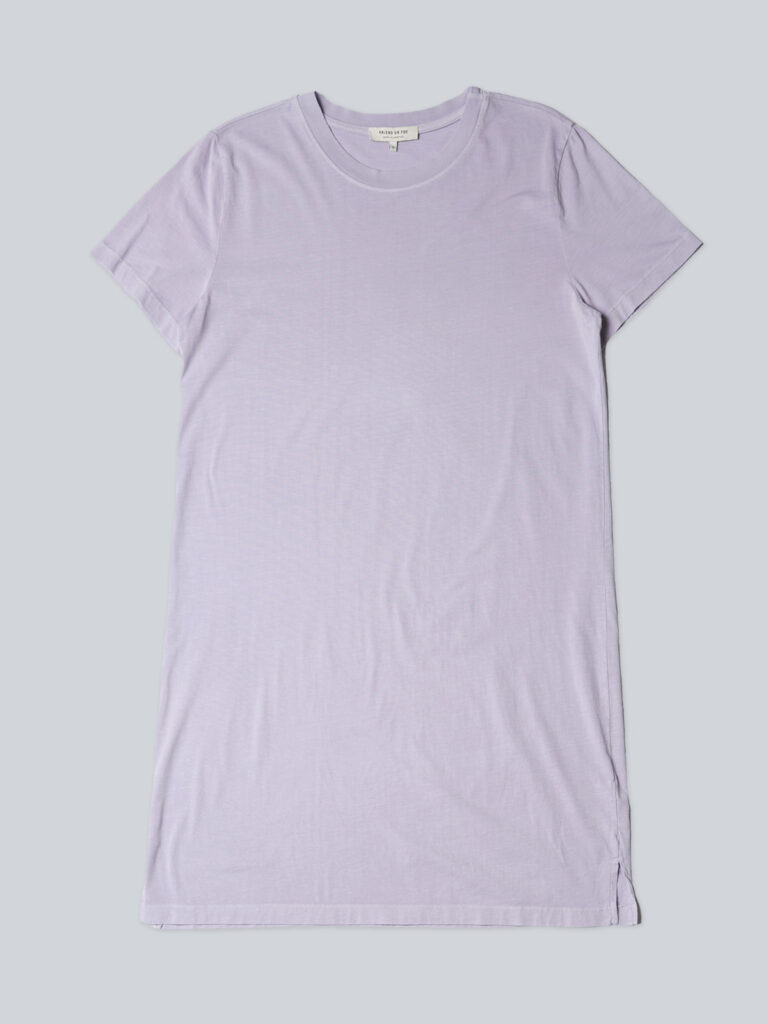 Supima Cotton Crew Neck Short Sleeve T-Shirt Dress