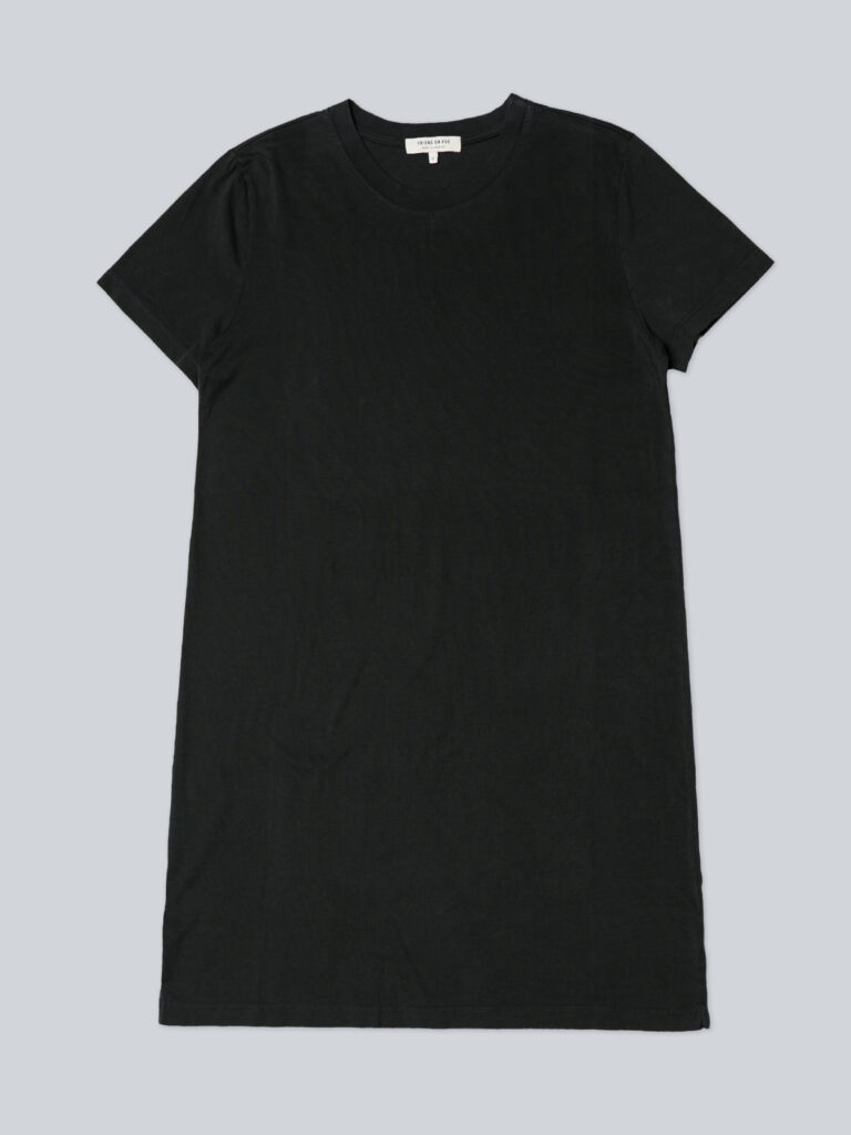 Supima Cotton Crew Neck Short Sleeve T-Shirt Dress
